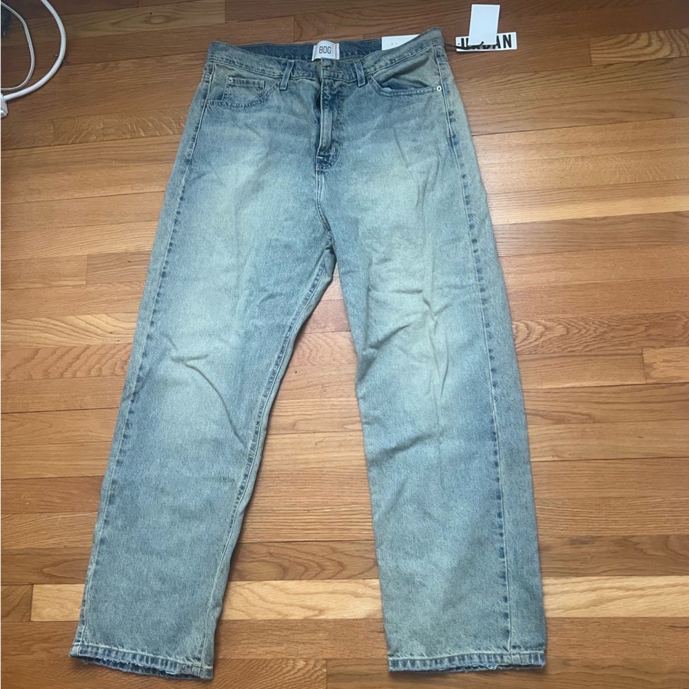 Urban Outfitters High Waisted Straight Leg Cowboy Jean